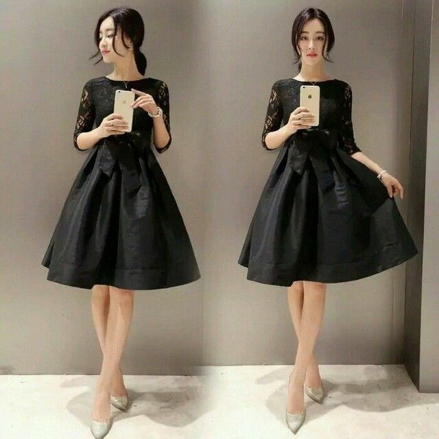 [MCFK] Dress Brukat Casual Wanita / Dress Brukat Wanita Terbaru / Dress Tangan Panjang Brukat Wanita Terbaru / Dress Viral Wanita Korea Kekinian / Pakaian Dress Brukat Wanita / Dress Natal