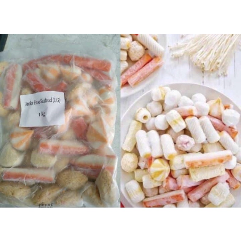 

Baso Seafood Mix 1 Kg / Bakso Seafood Ce*ea Curah