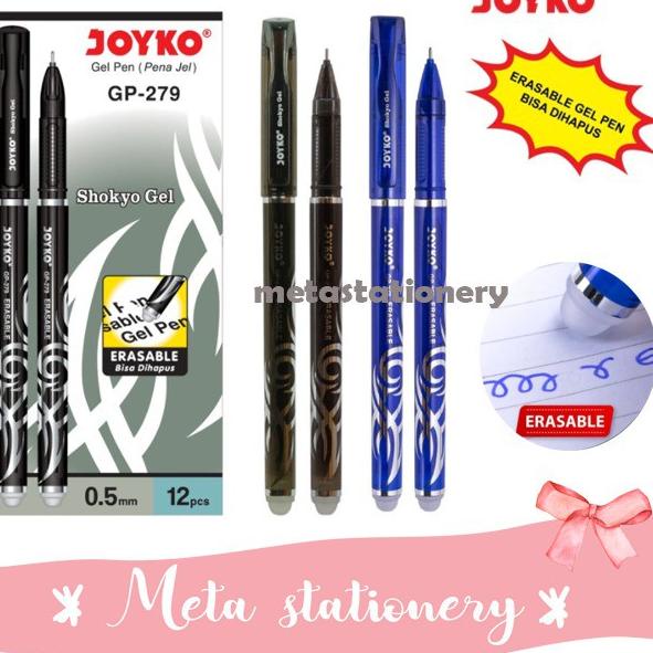 

Garansi Toko Pulpen / Gel Pen GP-279 Shokyo / 12pc ( Pen Bisa Hapus )