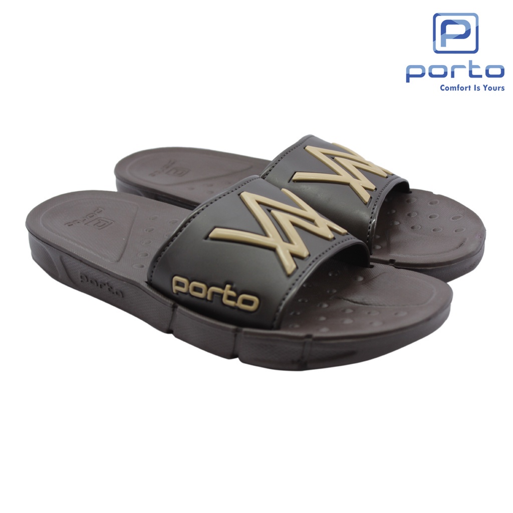 gof PORTO 1015M Sandal Pria Original Sendal Pria Slop Casual Terbaru