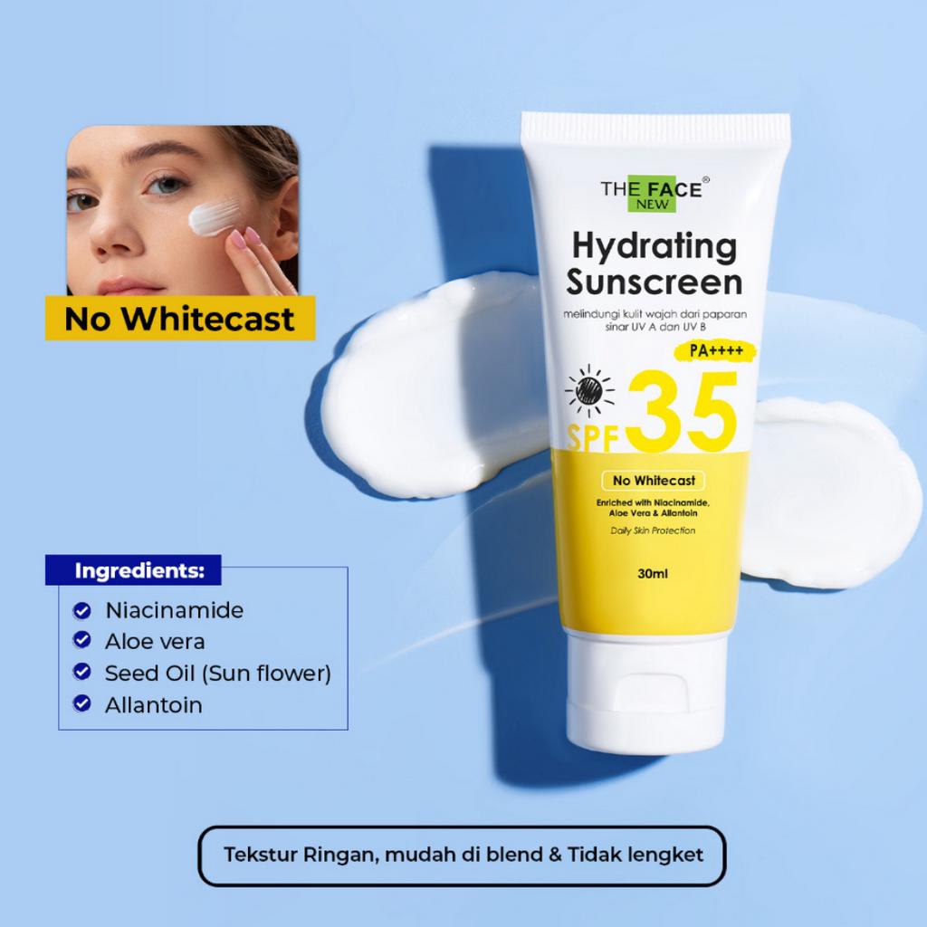 The Face Hydrating Sunscreen UV Defender SPF35/PA++++ 30ml