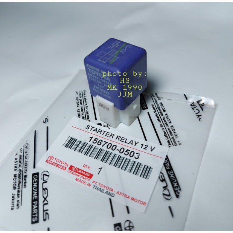 STARTER RELAY STARTER FUSE BOX TOYOTA BIRU UNGU KAKI 4 TOYOTA COROLLA ALTIS 2000 2001 2002 2003 2004