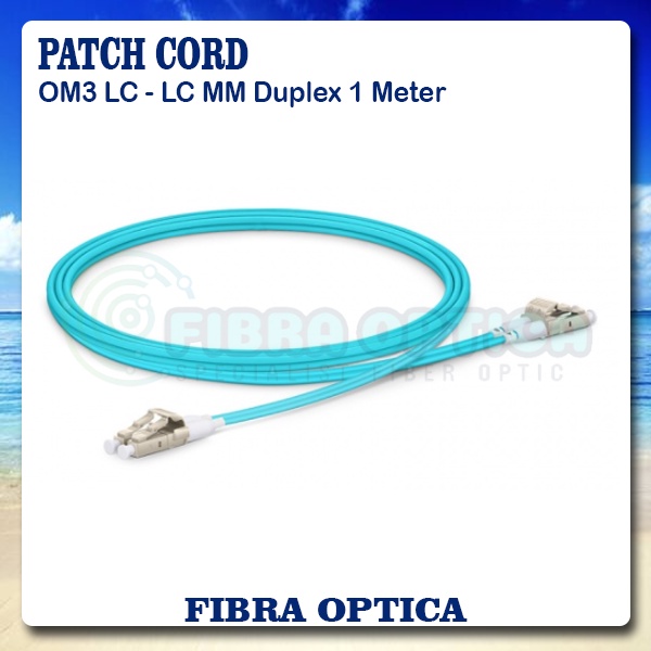 OM3 LC-LC Duplex 1m | Patch Cord OM3 LC-LC Duplex Multimode 1 Meter