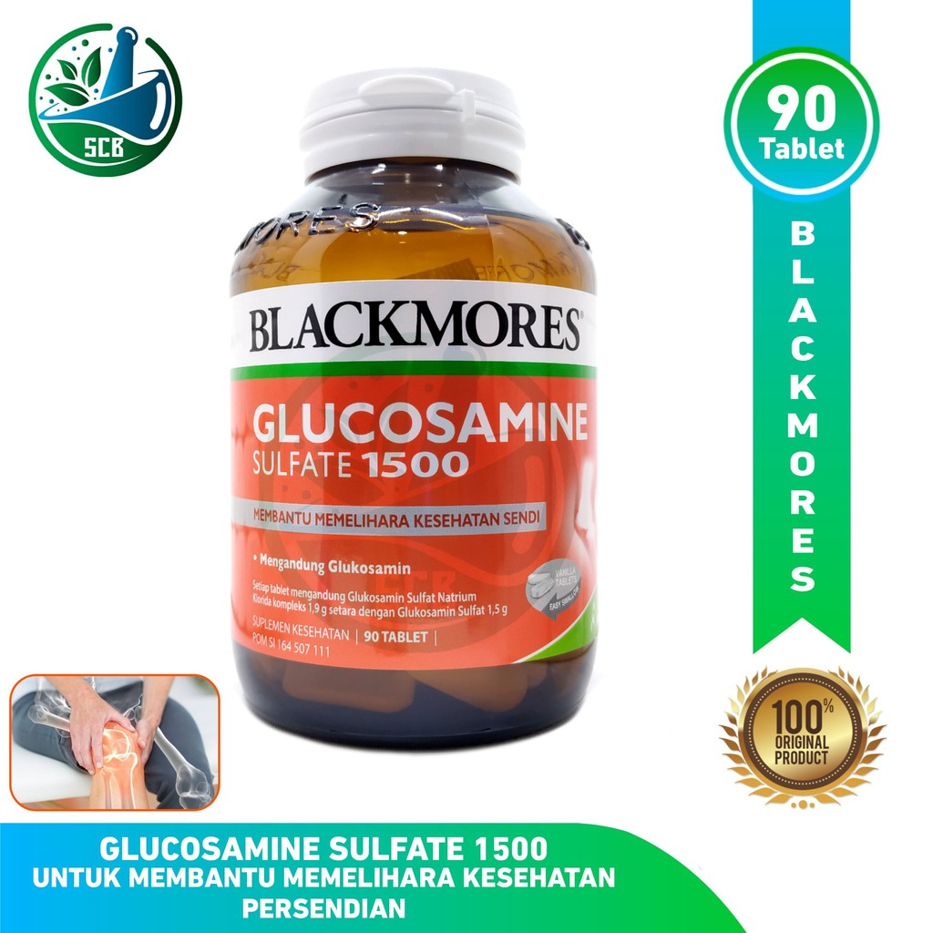 Blackmores Glucosamine Glucosamine Sulfate 1500mg (BESAR) isi 90 - Untuk Kesehatan Sendi