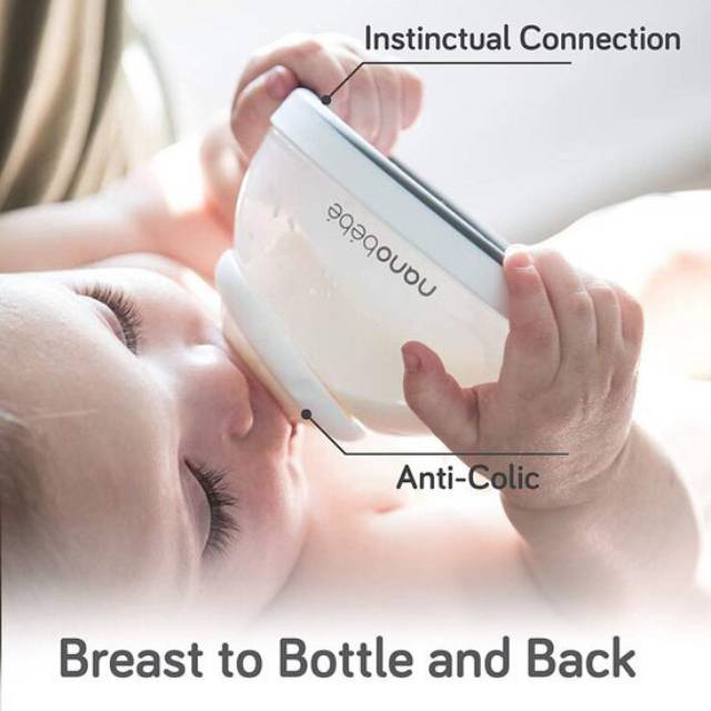 NANOBEBE 150ML 240ML BREASTFEEDING BOTTLE BOTOL ASI