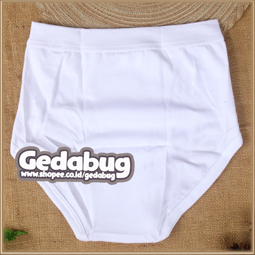 CD Pria GT-MAN 704B Putih | Celana dalam Pria dewasa karet Boxer Polos | Gedabug