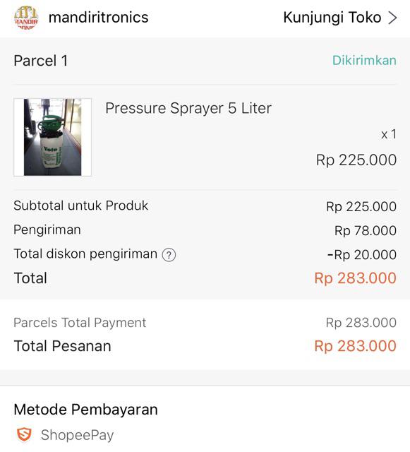 Pompa Hama Tanika 5 Liter / Pressure Sprayer 5 Liter