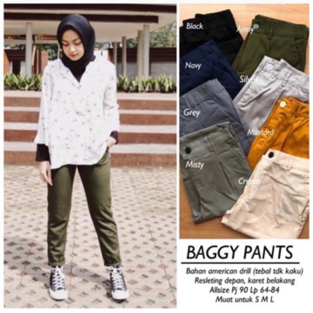 BAGGY CHINOS / AMERICAN DRILL/ BAGGY DRILL