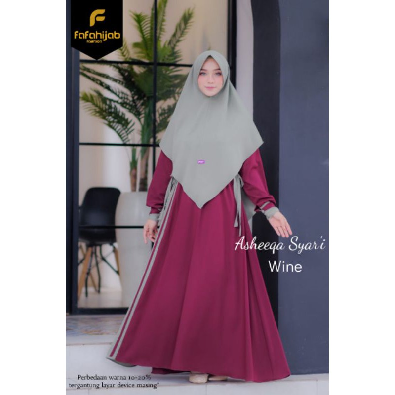 READY SET ASHEEQA SYAR'I BY FAFA HIJAB OPEN RESELLER GROSIR GAMIS BRANDED