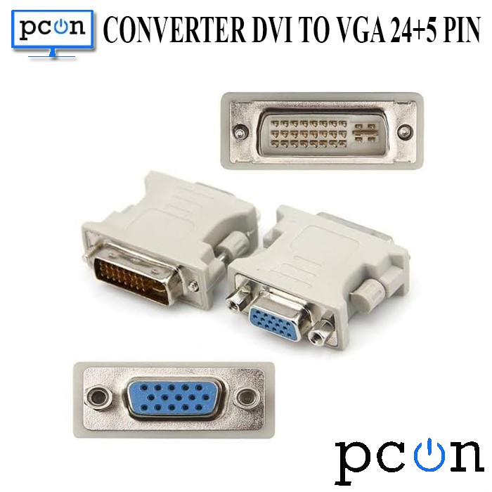 Converter DVI to VGA 24+5 Pin | Male Dvi-D To Female Vga Adapter