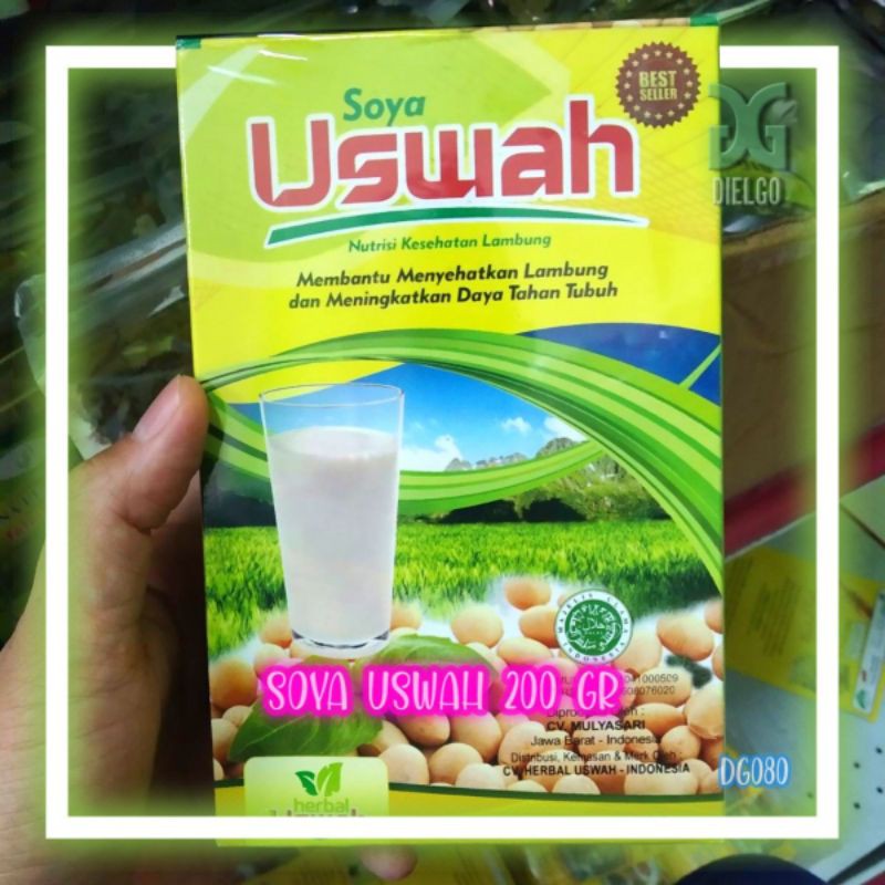 Soya Uswah Nutrisi Kesehatan Lambung 200 Gr Obat Herbal Stroke Kolesterol DG080