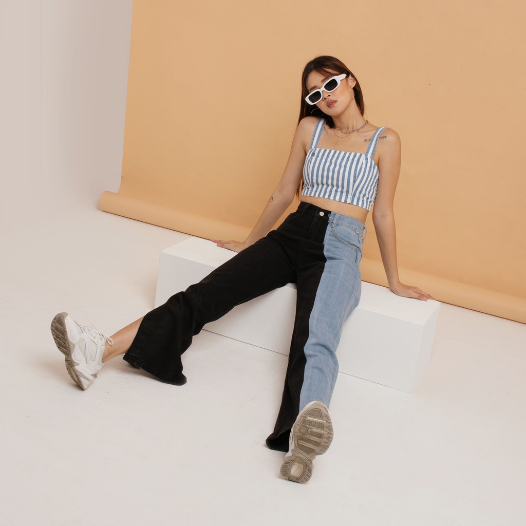 VIERLIN - Jeans 8811 - HW BAGGY LOOSE JEANS