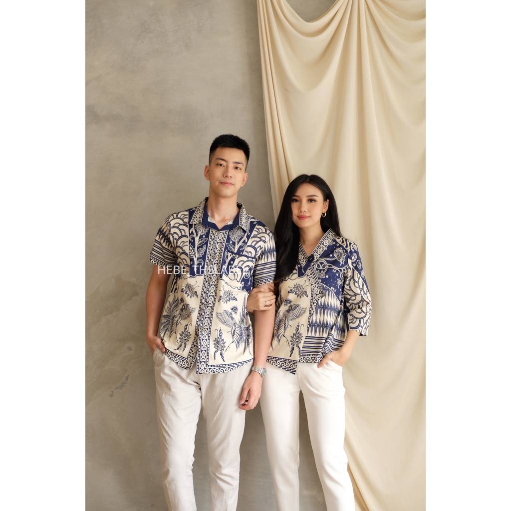 Sarayu Batik (Available Couple Pria) - Men Short-Nadine-Amber-Intan-Jenna-Brenda-Valda