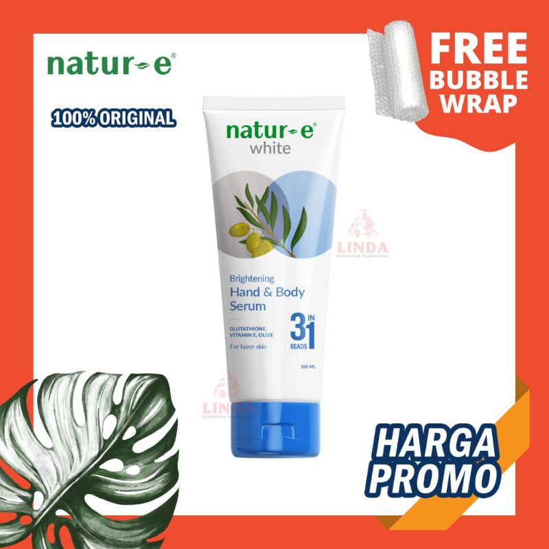 NATUR -E WHITE BRIGHTENING HAND &amp; BODY SERUM 180ML