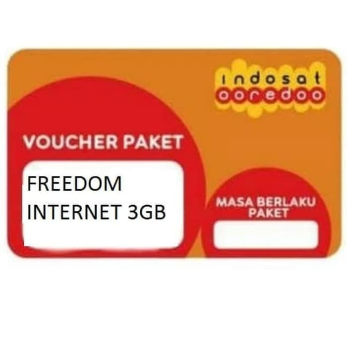 Fisik Indosat Freedom Internet 3gb