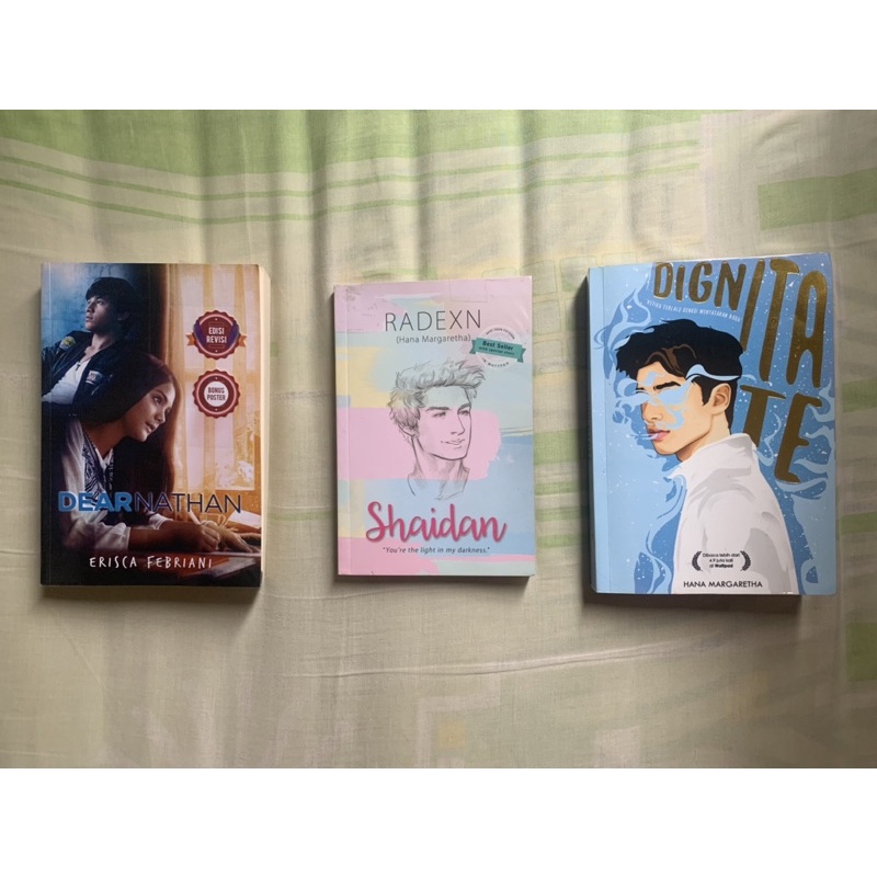 PRELOVED NOVEL DEAR NATHAN, DIGNITATE, SHAIDAN, GREATEST DELIGHT ORIGINAL