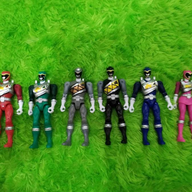Jual power ranger dino charge set 6 