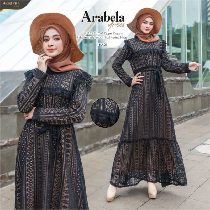 arabela dress ori alila // dress ori alila // produk ori alila