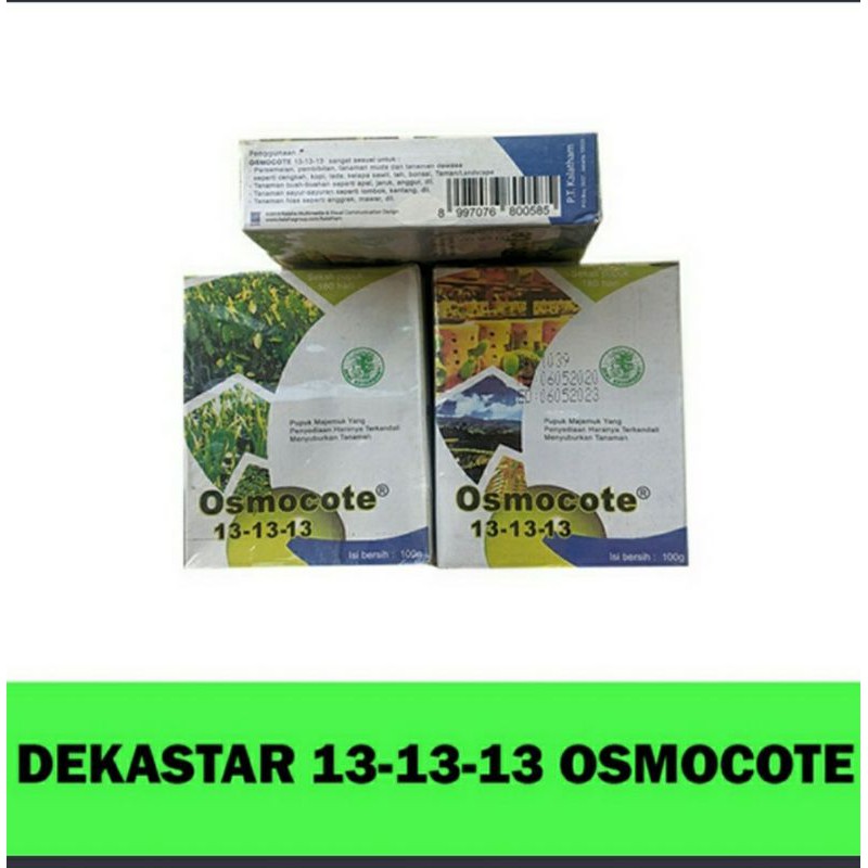 Pupuk Osmocote Seimbang 13 13 13 ( Dekastar ) 100 gram