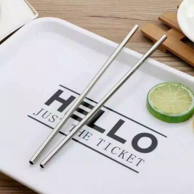 Sedotan Stainless Steel Straw Sedotan Metal Ramah Lingkungan
