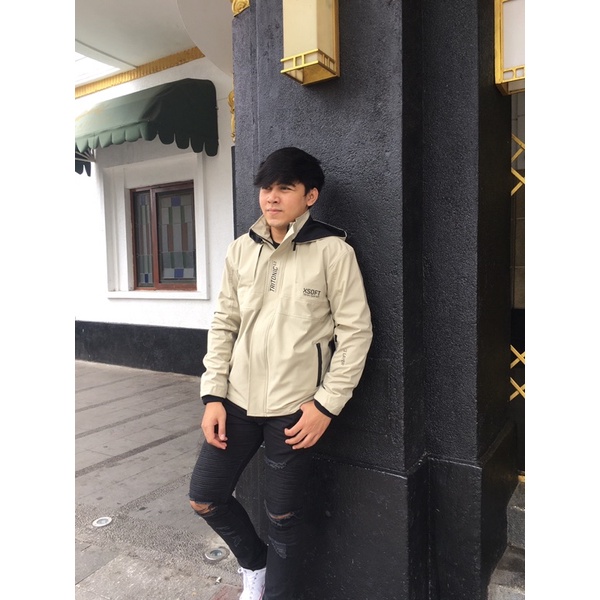 RESTOCK JAKET TRITONIC 2 CREAM ‘JAKET OUTDOOR RIDING HIJING’
