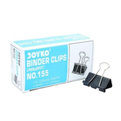 

TKB Klip Kertas Joyko No 155 / Binder Clip / Penjepit Kertas Joyko