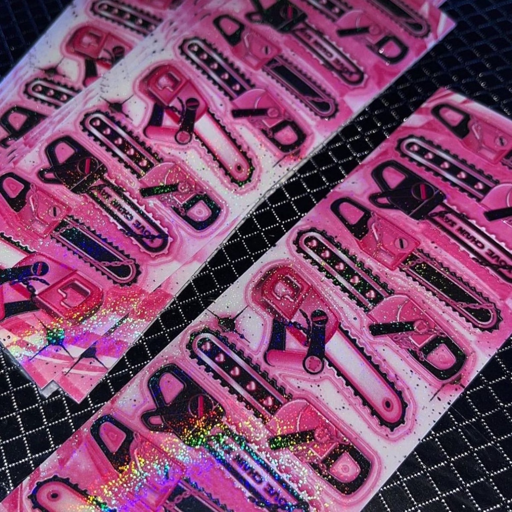 Stiker Rantai Foto Kartu Untuk Dekorasi