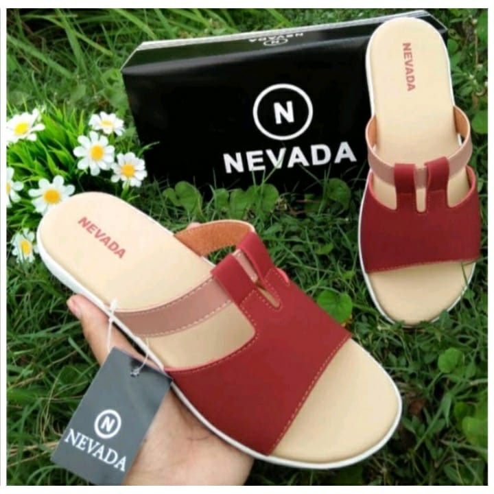 Sandal Wanita Nevada Buat Santai &amp; Nonj Formal Sandal Wanita Trendi Sandal Wanita Nevada Terbaru