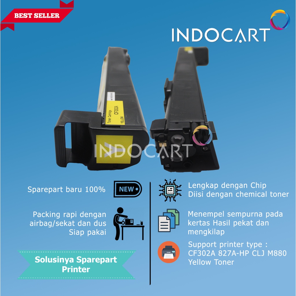 Toner Cartridge Compatible CF302A 827A-Printer LaserJet HP M880