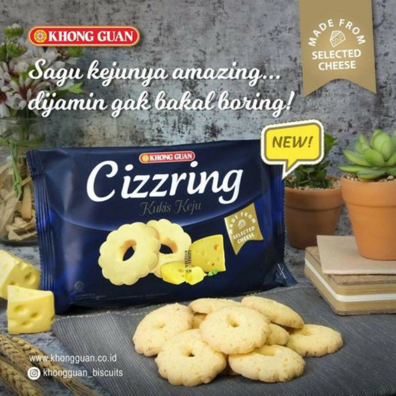 

Cizzring kukis keju 135 gram
