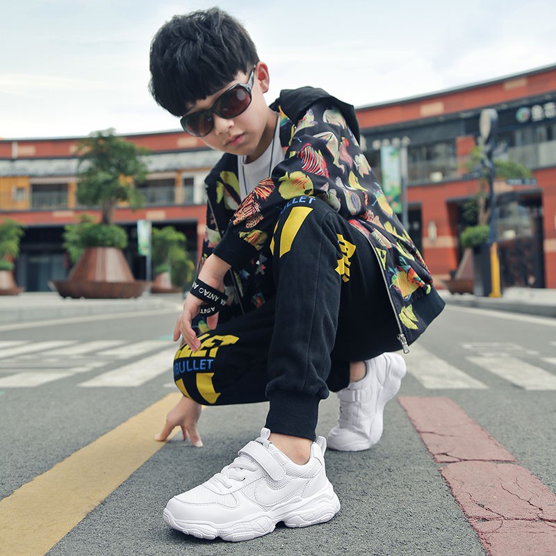  Sepatu  Olahraga  Anak  Laki laki Perempuan Model  Lace Up 