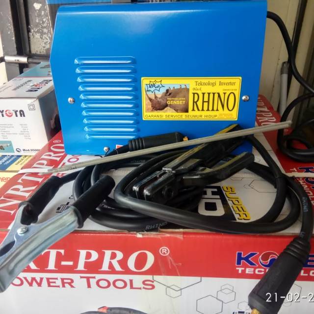 Mesin las rhino 450watt 120a power 900watt