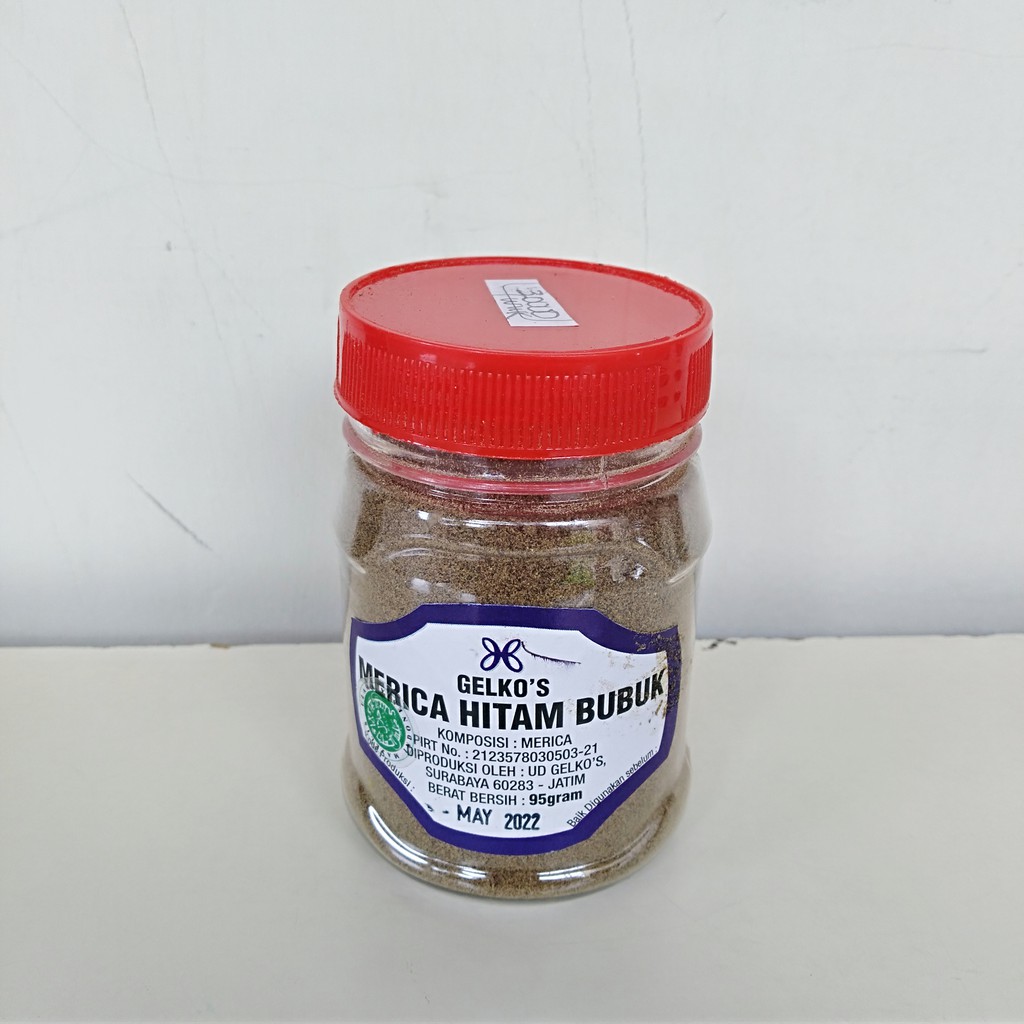 

Merica Bubuk Hitam Gelco's 95 gram