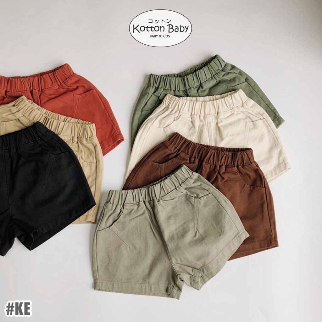 1-5 thn | Celana Pendek Karet Anak Cargo Jalan Formal Bayi Catalog KQHZ KE