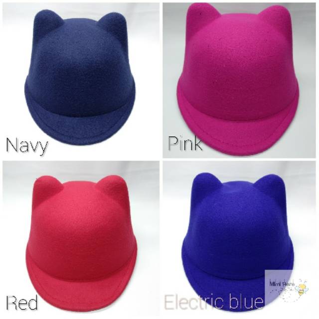 Topi Anak Korea Kuping Kucing / Cat Ears Korean Hat