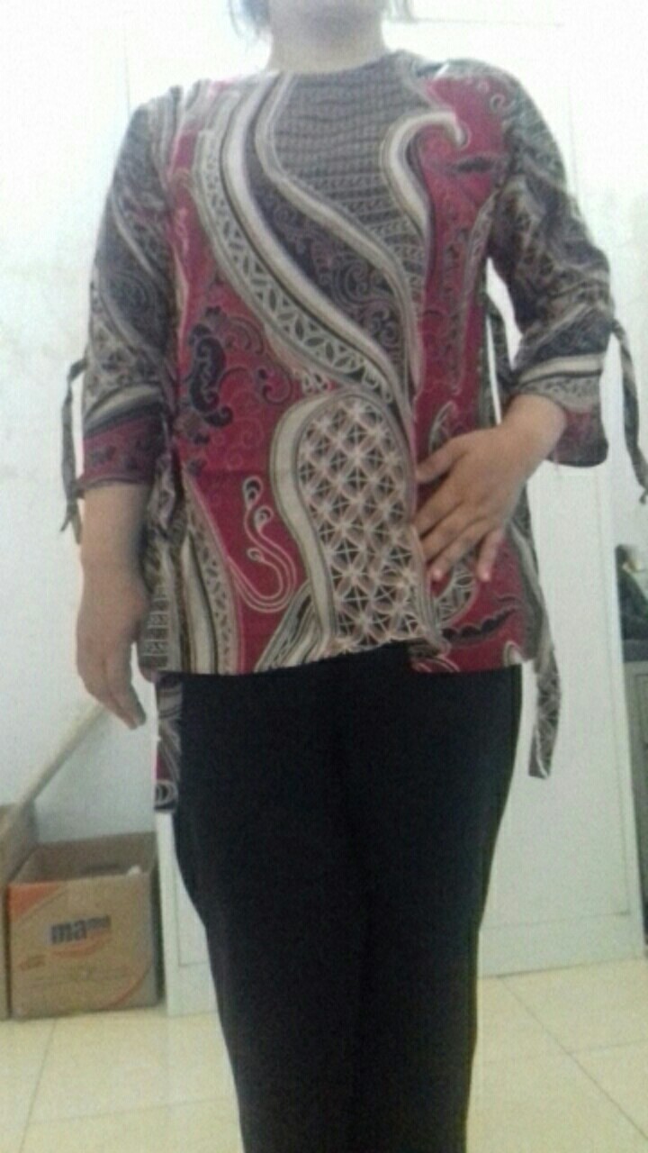 Batik Dolby Dolbi Dobby Doby Tenun Sutra Tulis Katun Atbm Baron Atasan Batik Wanita