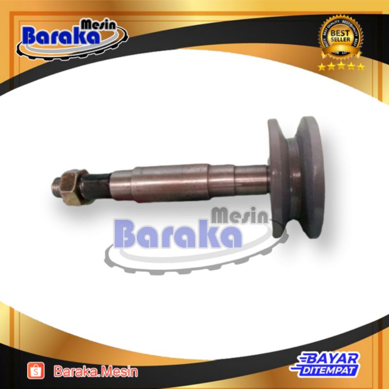 pully + as ffc15 / pulley penepung dan as ffc15