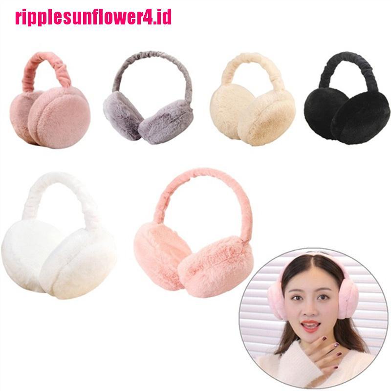 Earmuffs Lipat Bentuk Hamburger Untuk Pria Dan Wanita