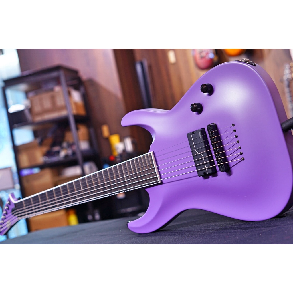 ESP STEF B7 Stephen Carpenter  1H Custom Shop Horizon 7-String Baritone Purple Satin