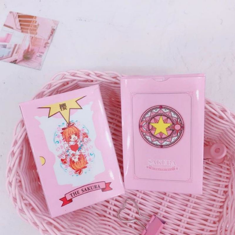 CSRM Kartu Remi Cardcaptor Sakura Anime Poker Cardcaptor Sakura Cards Premium Permainan Papan 54 Sheets