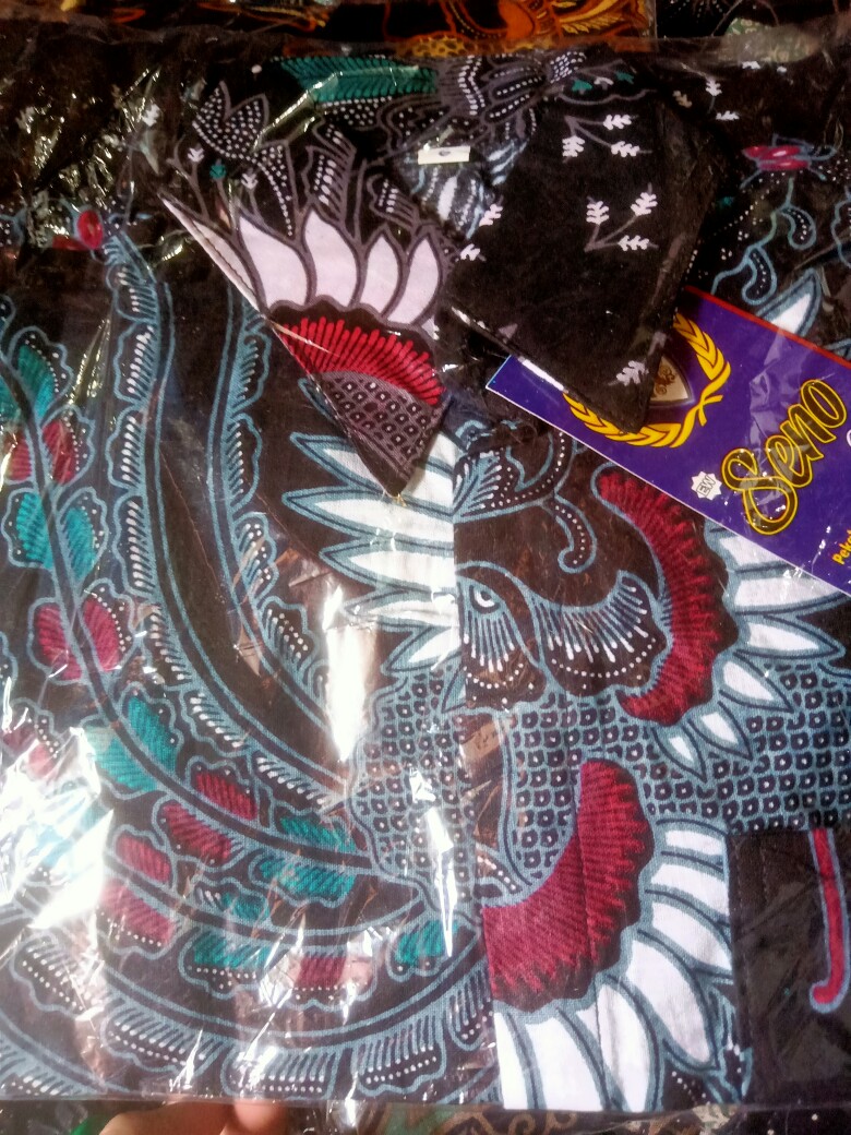 Cod Gamis Batik Wanita Atasan Wanita Baju Batik Moderen Dress Terlaris Seragam Keluarga Murah