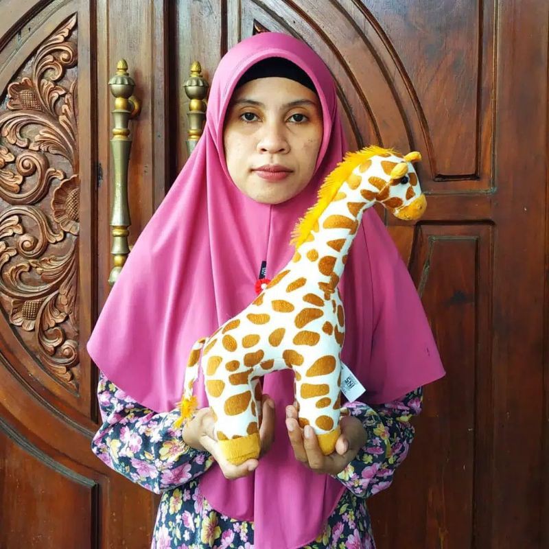 BONEKA JERAPAH 33 CM / BONEKA BINATANG JERAPAH TERMURAH TERLARIS