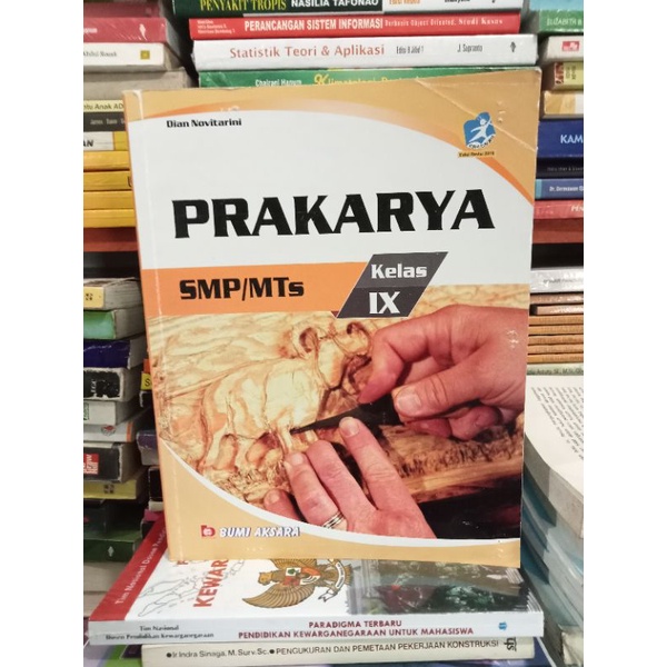 buku prakarya kelas 9 SMP bumi aksara