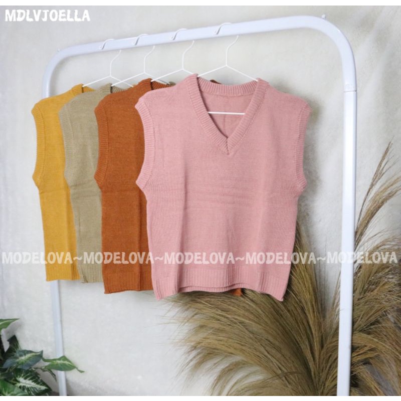 MDLV~ BAJU RAJUT ROMPI JOELLA // ROMPI RAJUT CEWEK // FASHION WANITA