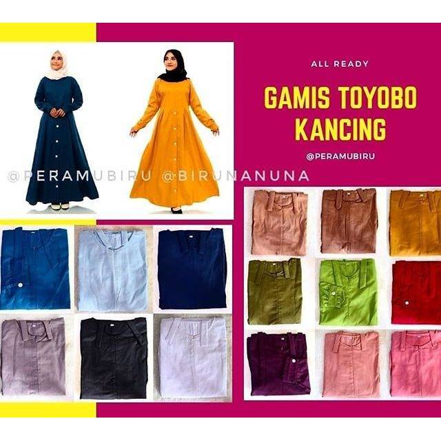 GAMIS TOYOBO FODU AKSEN KANCING