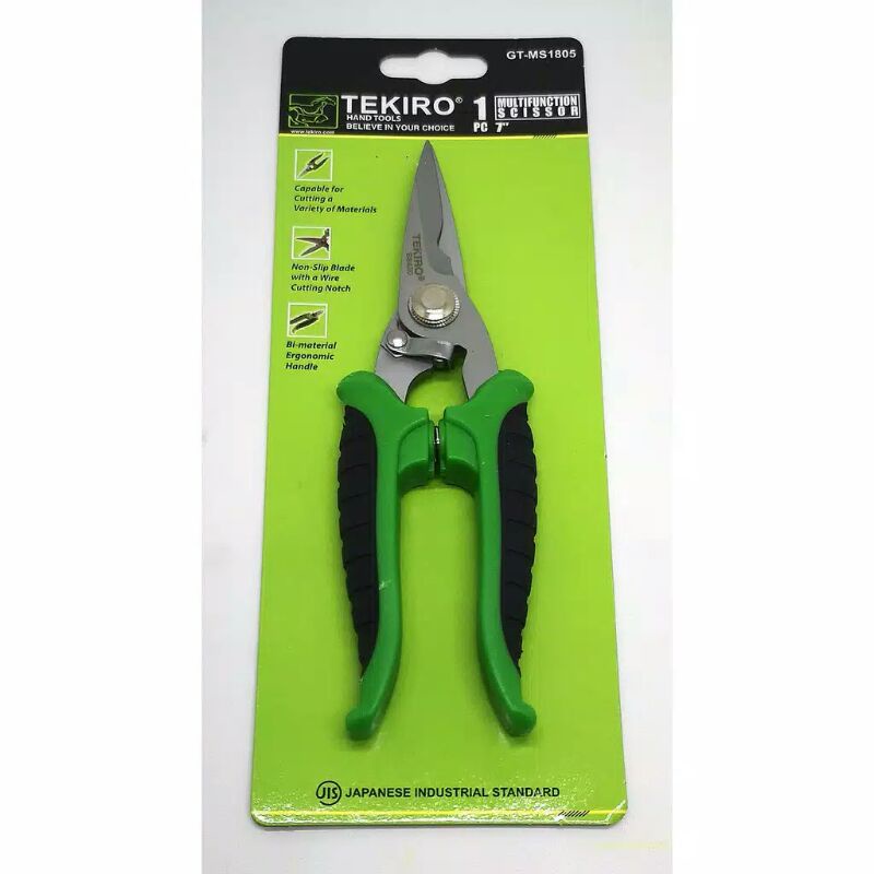 Tekiro gunting seng / gunting plat / gunting serbaguna 7" / gunting tekiro