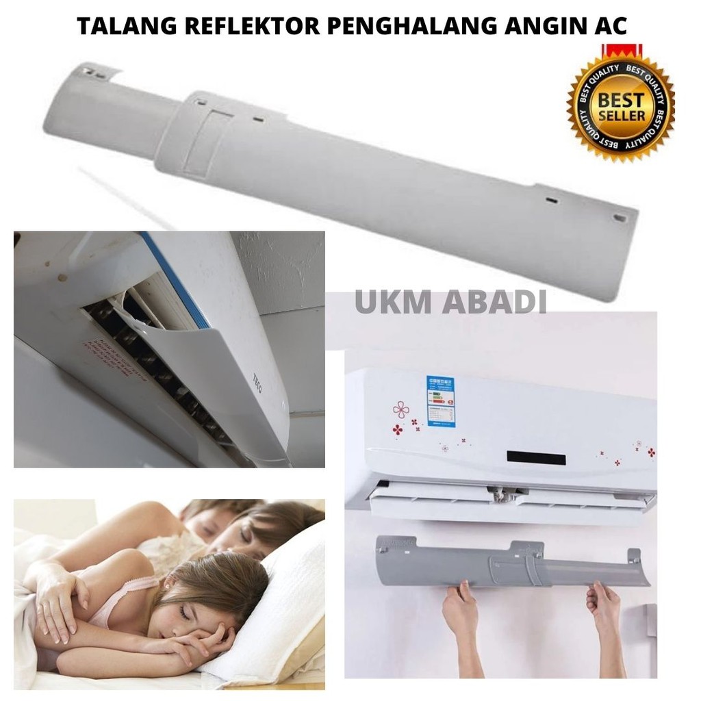 Alat Reflektor Talang Penghalang Udara Angin AC Universal Air Screen Cover  113169