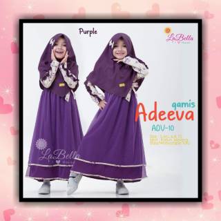 Set Gamis  Tutu Adeeva Dress Anak Baju  Muslim Labella 