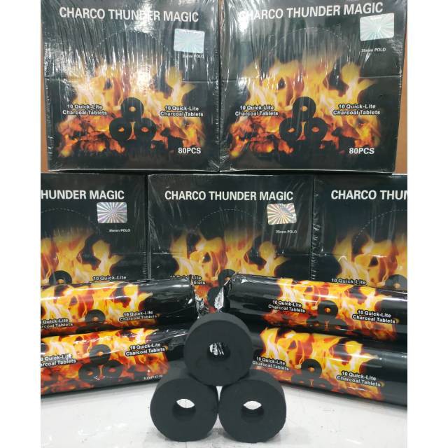 Grosir ARENG  Briket ARANG MAGIC Harga Per pcs isi 10 bulat per bungkus