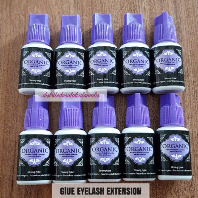 ORGANIC Premium Glue / Lem bulumata sambung / Lem eyelash extension tidak pedih dimata